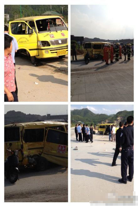 廣東：一輛幼兒園校車與貨車相撞  致2人死亡15人受傷