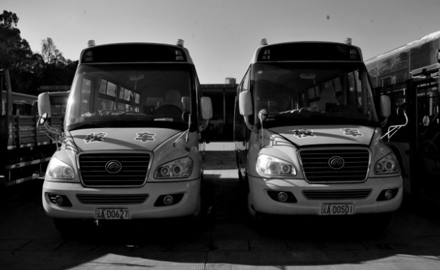 云南安寧市首批“大鼻子”校車(chē)運(yùn)營(yíng)一年半夭折