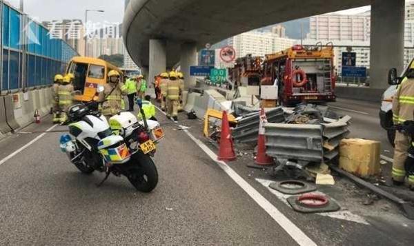 香港校車又出事！猛撞護欄 學童受困9人傷