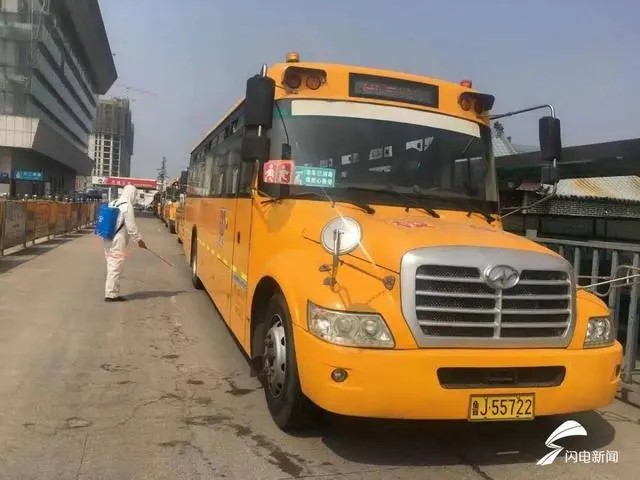 寧陽縣中小學(xué)恢復(fù)線下教學(xué) 90輛交運(yùn)校車恢復(fù)常態(tài)化運(yùn)行